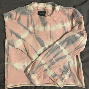 Joe’s Jeans tie dye cropped sweatshirt